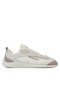 Pinko - PINKO Sneakersy Reby 03 SS0061 T025 Écru. Materiał: materiał