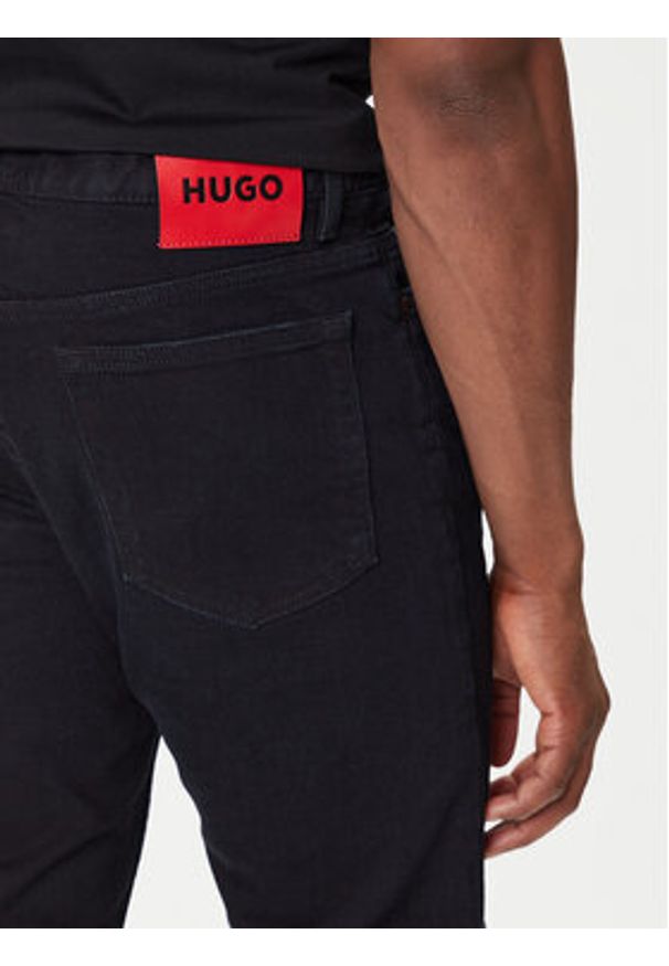 Hugo - HUGO Jeansy 50542677 Granatowy Slim Fit. Kolor: niebieski