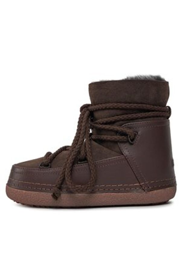 Inuikii Śniegowce Classic 75101-007 Brązowy. Kolor: brązowy. Materiał: zamsz, skóra