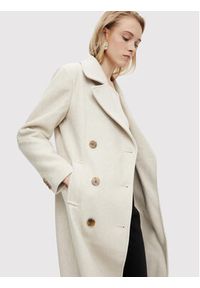 YAS Płaszcz wełniany Mori 26024300 Beżowy Regular Fit. Kolor: beżowy. Materiał: syntetyk #5