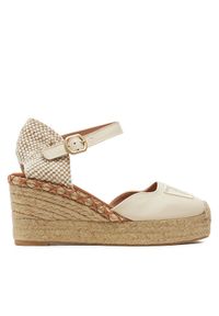 Hispanitas Espadryle Cervo-V24 HV243449 Biały. Kolor: biały. Materiał: materiał