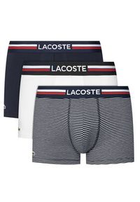 Lacoste Komplet bokserek 5H2382 Granatowy. Kolor: niebieski. Materiał: bawełna