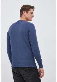 Pepe Jeans Bluza bawełniana męska kolor granatowy z nadrukiem. Okazja: na co dzień. Kolor: niebieski. Materiał: bawełna. Wzór: nadruk. Styl: casual