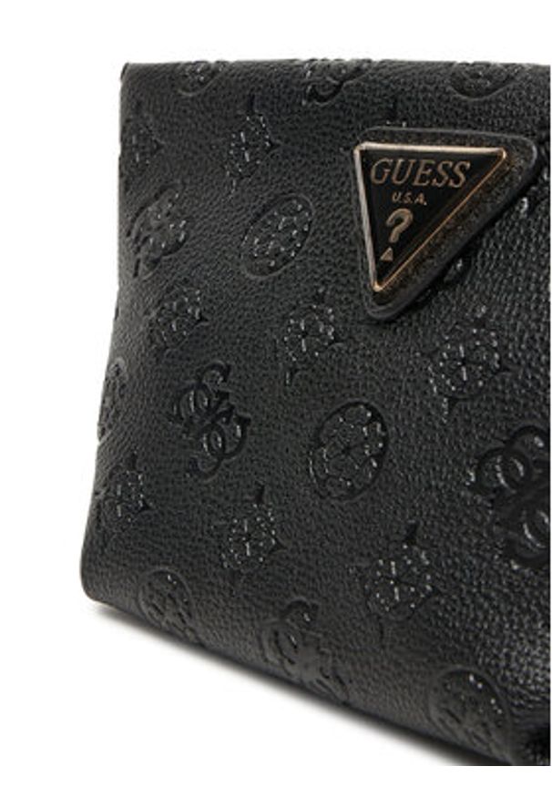 Guess Kosmetyczka Helina Travel TWDP96 40005 Czarny. Kolor: czarny. Materiał: skóra