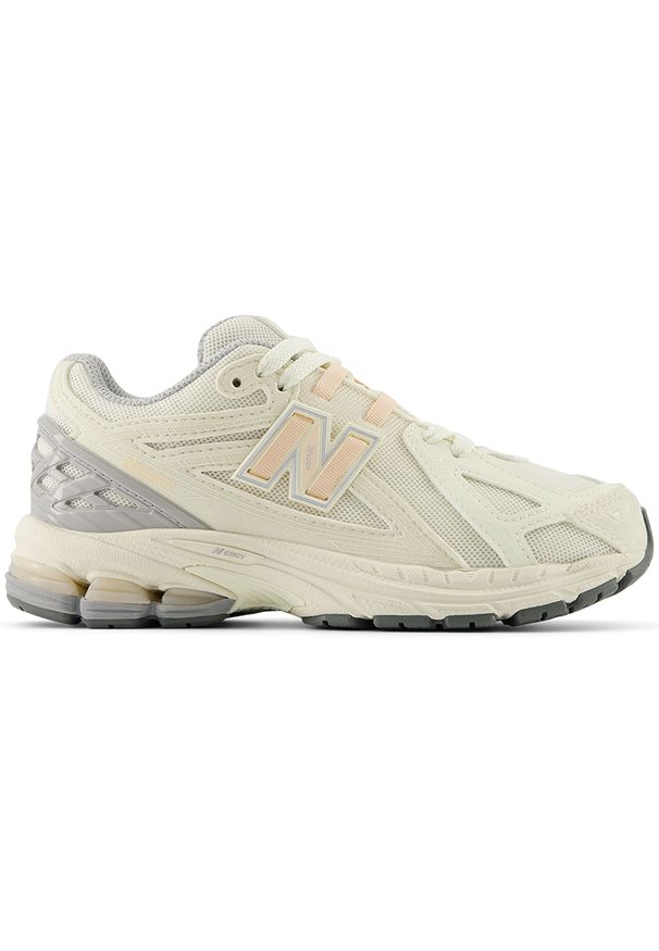 Buty dziecięce New Balance PC1906ET – beżowe. Kolor: beżowy. Materiał: guma, syntetyk, materiał. Szerokość cholewki: normalna