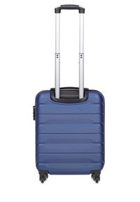 Ochnik - Komplet walizek na kółkach 19''/24''/28''. Kolor: niebieski. Materiał: guma, poliester, materiał, kauczuk #5