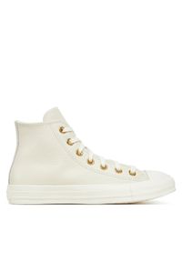 Converse Trampki Chuck Taylor All Star Gold A12760C Beżowy. Kolor: beżowy. Materiał: skóra