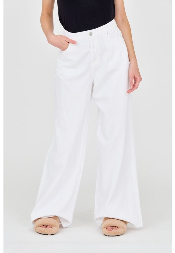 7 FOR ALL MANKIND Białe jeansy damskie Zoey, Rozmiar 26. Kolor: biały