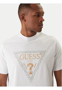 Guess T-Shirt M6RI15 I3Z14 Biały Regular Fit. Kolor: biały. Materiał: bawełna #5