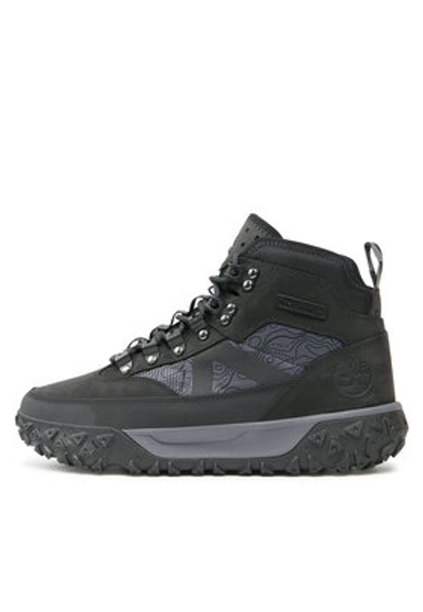 Timberland Sneakersy Gs Motion 6 Mid F/L Wp TB0A5XRG0151 Czarny. Kolor: czarny. Materiał: nubuk, skóra