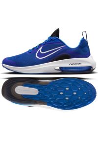 Buty do biegania Nike Air Zoom Arcadia 2 Jr DM8491 400 niebieskie. Zapięcie: sznurówki. Kolor: niebieski. Materiał: tkanina, syntetyk, guma. Szerokość cholewki: normalna. Model: Nike Zoom #2