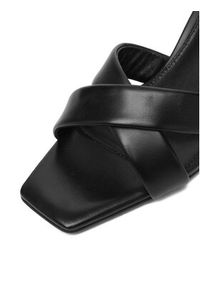 Gino Rossi - GINO ROSSI Klapki EO-GL95F-970 Czarny. Kolor: czarny. Materiał: skóra #4