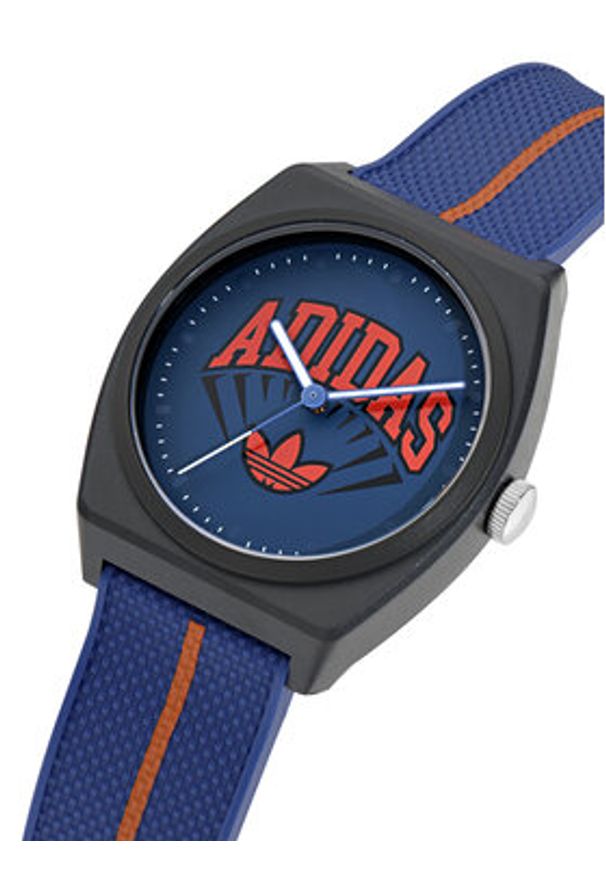 Adidas - adidas Zegarek Project Two AOST25037 Czarny. Kolor: czarny