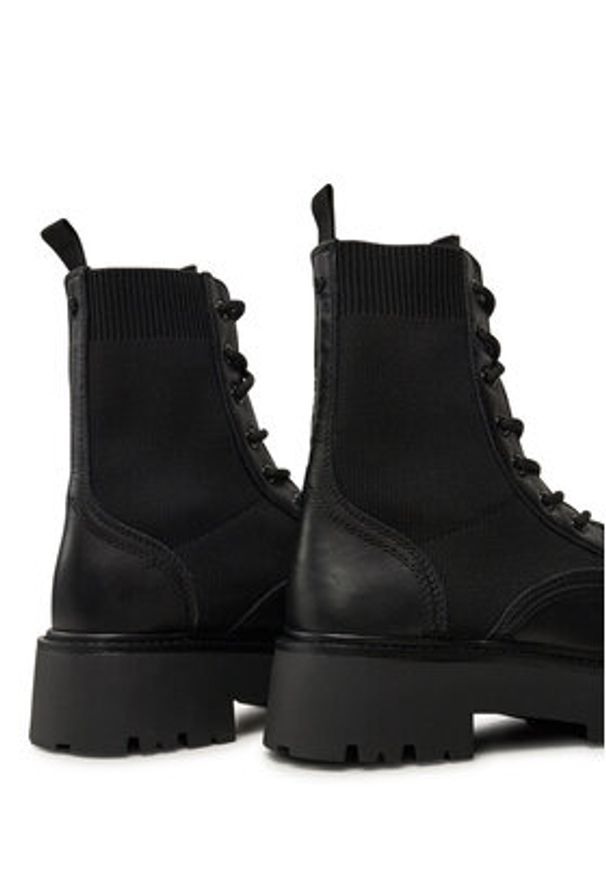 Aldo Trzewiki Talaleryknit 13838669 Czarny. Kolor: czarny. Materiał: skóra