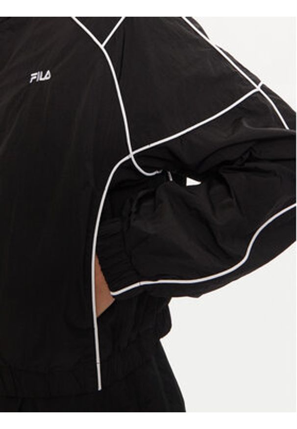 Fila Bluza Laplace FAW0890 Czarny Regular Fit. Kolor: czarny. Materiał: syntetyk