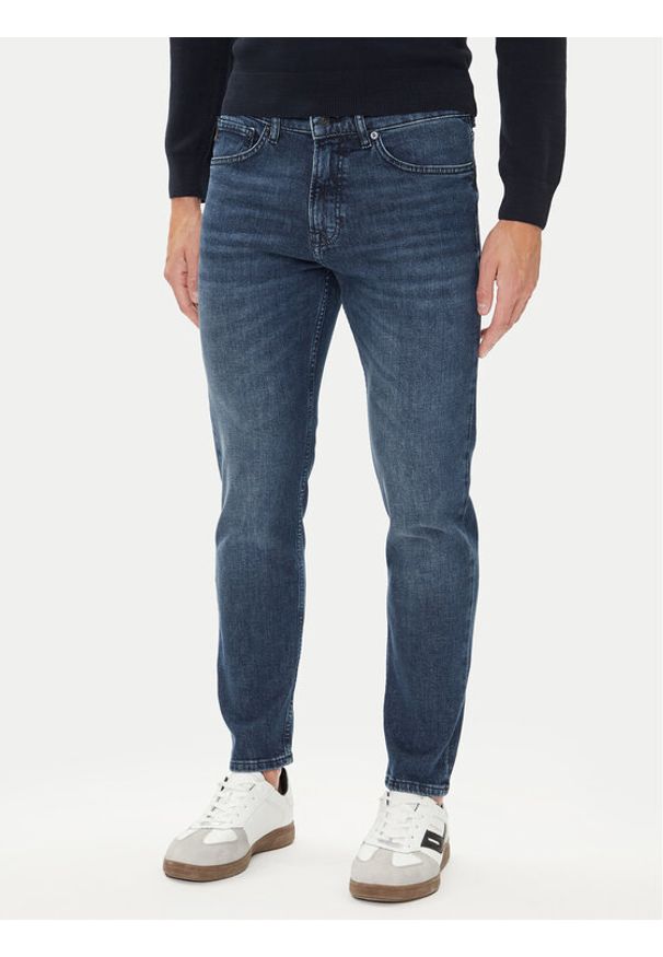 BOSS Jeansy Onyx Bo 50544651 Granatowy Tapered Fit. Kolor: niebieski