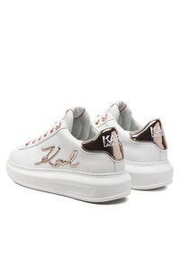 Karl Lagerfeld - KARL LAGERFELD Sneakersy KL62510A Biały. Kolor: biały. Materiał: skóra #3