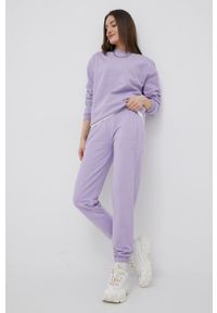 ARKK Copenhagen - Arkk Copenhagen bluza bawełniana kolor fioletowy gładka. Kolor: fioletowy. Materiał: bawełna. Wzór: gładki #8