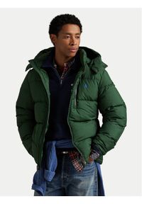 Polo Ralph Lauren Kurtka puchowa 710968278004 Zielony Regular Fit. Typ kołnierza: polo. Kolor: zielony. Materiał: syntetyk