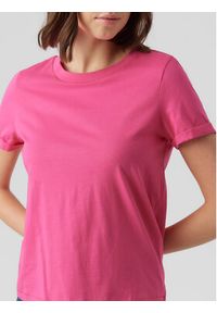 Vero Moda T-Shirt Paula 10243889 Różowy Regular Fit. Kolor: różowy. Materiał: bawełna #3