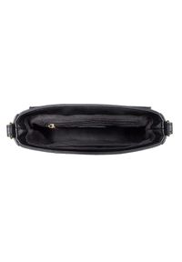 Ochnik - Czarna torebka damska z portmonetką. Kolor: czarny. Materiał: skórzane. Rodzaj torebki: na ramię #6