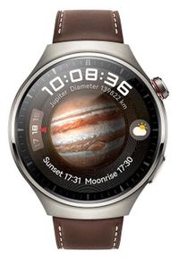 HUAWEI - Smartwatch Huawei Watch 4 Pro Classic. Rodzaj zegarka: smartwatch. Materiał: materiał, skóra, koronka. Styl: retro, klasyczny, elegancki, sportowy #2