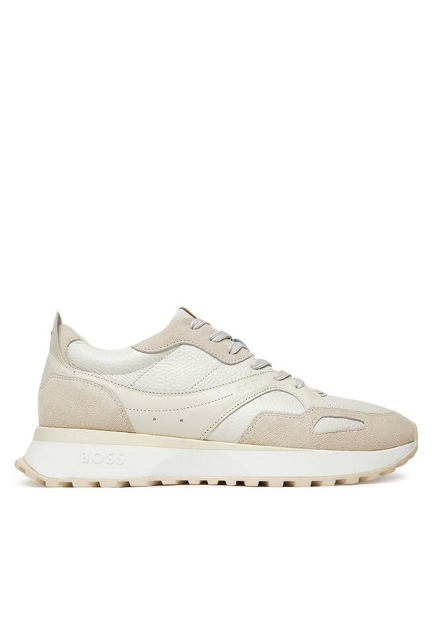 Sneakersy BOSS. Kolor: beżowy