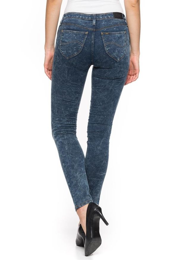 Lee - SPODNIE DAMSKIE LEE TOXEY MARBLE BLUE L527AQAS. Stan: obniżony
