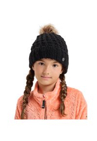 Roxy - Czapka zimowa dla Dziewczynki BLIZZARD Czarny. Kolor: czarny. Materiał: akryl, poliester, materiał. Wzór: ze splotem. Sezon: zima. Styl: wakacyjny