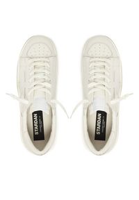 GOLDEN GOOSE Sneakersy Stardan GMF00128.F000566.10100 Biały. Kolor: biały. Materiał: skóra #6