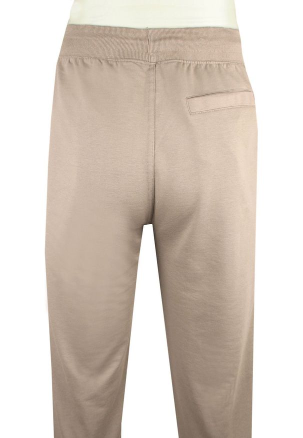Lekkie i Wygodne Spodnie Dresowe - Pako Jeans - Beżowe. Kolor: wielokolorowy, beżowy, brązowy. Materiał: bawełna, poliester. Styl: sportowy