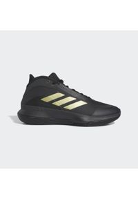 Buty do koszykówki dla dorosłych Adidas Bounce Legends. Kolor: czarny, szary, wielokolorowy, żółty. Sport: koszykówka