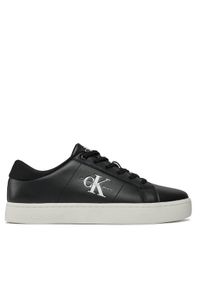 Calvin Klein Jeans Sneakersy Classic Cupsole Low Laceup Lth YM0YM00864 Czarny. Kolor: czarny