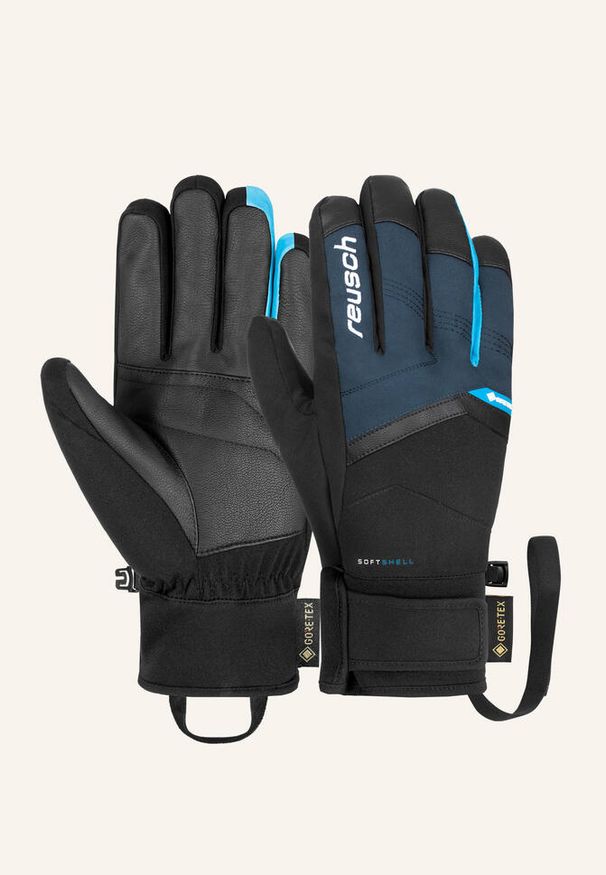 Rękawice narciarskie dla dorosłych Reusch Blaster Gore-Tex wodoodporne ocieplane. Kolor: czarny, wielokolorowy, niebieski. Technologia: Gore-Tex. Sport: narciarstwo