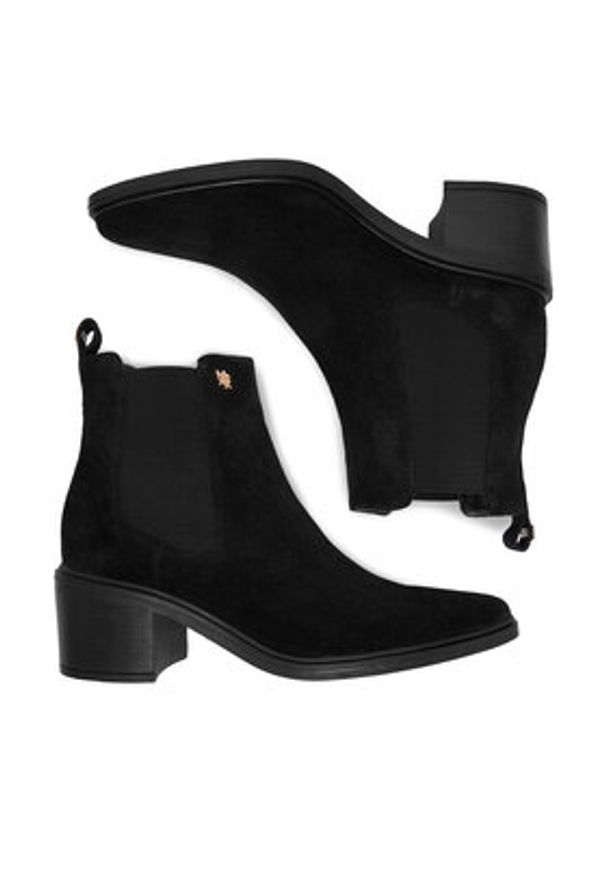 MEXX Botki CEO-MX/046C-WI44 Czarny. Kolor: czarny. Materiał: skóra, zamsz