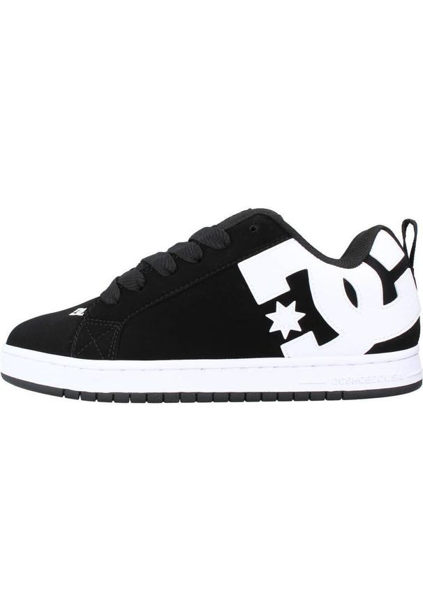 DC Shoes - Tenisówki Dc Model Court Graffik M Kolor Czarny. Kolor: czarny. Materiał: tkanina, skóra