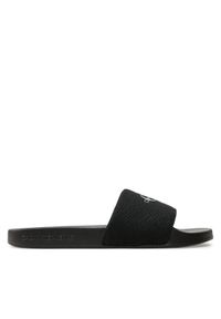 Calvin Klein Jeans Klapki Slide Monogram Wn YW0YW01835 Czarny. Kolor: czarny. Materiał: materiał