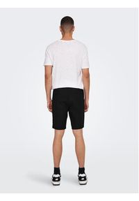 Only & Sons Szorty materiałowe 22024967 Czarny Loose Fit. Kolor: czarny. Materiał: bawełna #3