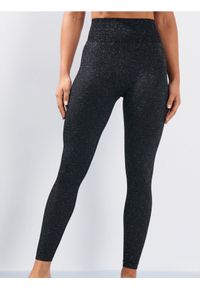 Sinsay - Legginsy sportowe - czarny. Kolor: czarny. Styl: sportowy