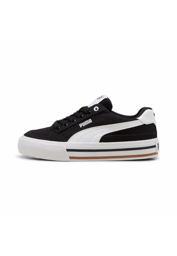 Trenerzy Puma Court Classic Vulc Formstrip. Kolor: czarny. Materiał: materiał, syntetyk
