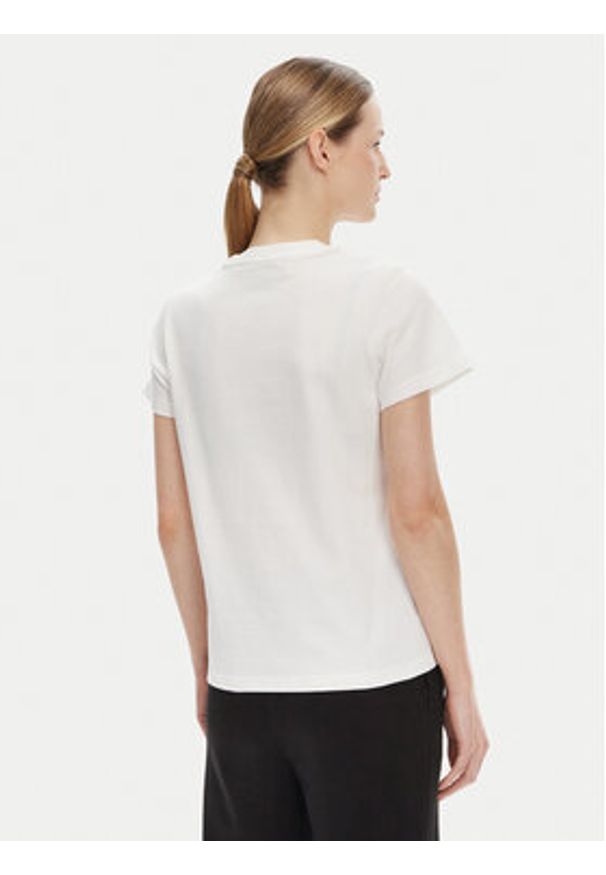 Helly Hansen T-Shirt Logo 54593 Biały Regular Fit. Kolor: biały. Materiał: bawełna