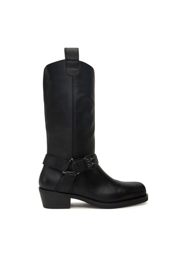 Liu Jo Kozaki Roxy 02 SF5049 P0102 Czarny. Kolor: czarny. Materiał: skóra