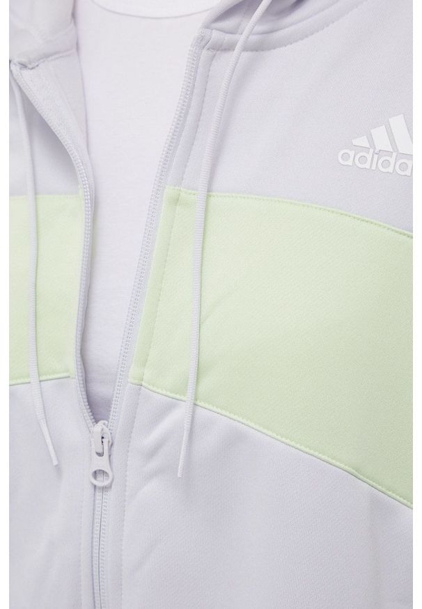 adidas Performance dres HD9034 damski kolor szary. Kolor: szary. Materiał: dresówka