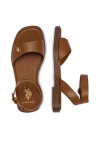U.S. Polo Assn. Sandały EO-MARINA001W/6Y1 Brązowy. Kolor: brązowy. Materiał: skóra #6