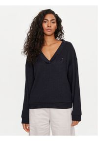 TOMMY HILFIGER - Tommy Hilfiger Sweter UW0UW05236 Niebieski Regular Fit. Kolor: niebieski