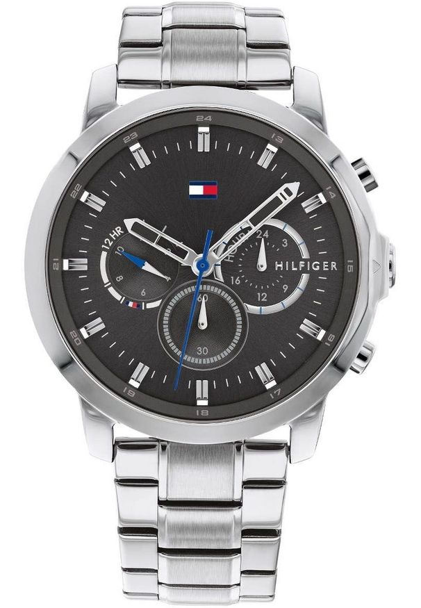 TOMMY HILFIGER - Zegarek Tommy Hilfiger Męski Zegarek Jameson 1791794 Sportowa Elegancja na Stali. Styl: sportowy