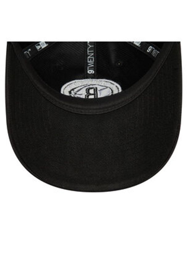 New Era Czapka z daszkiem Nba Satin 920 Nets 60434968 Czarny. Kolor: czarny. Materiał: materiał