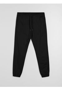Sinsay - Bawełniane spodnie jogger - czarny. Kolor: czarny. Materiał: bawełna #1