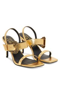 Versace Jeans Couture Sandały 79VA3S71 Złoty. Kolor: złoty. Materiał: skóra #5