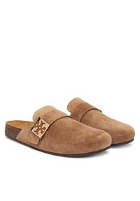 Tory Burch Klapki Mellow Mule 154446 Brązowy. Kolor: brązowy. Materiał: skóra #5